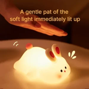 Alternative view of Rechargeable Rabbit Night Lamp – Cute LED Bedroom Light