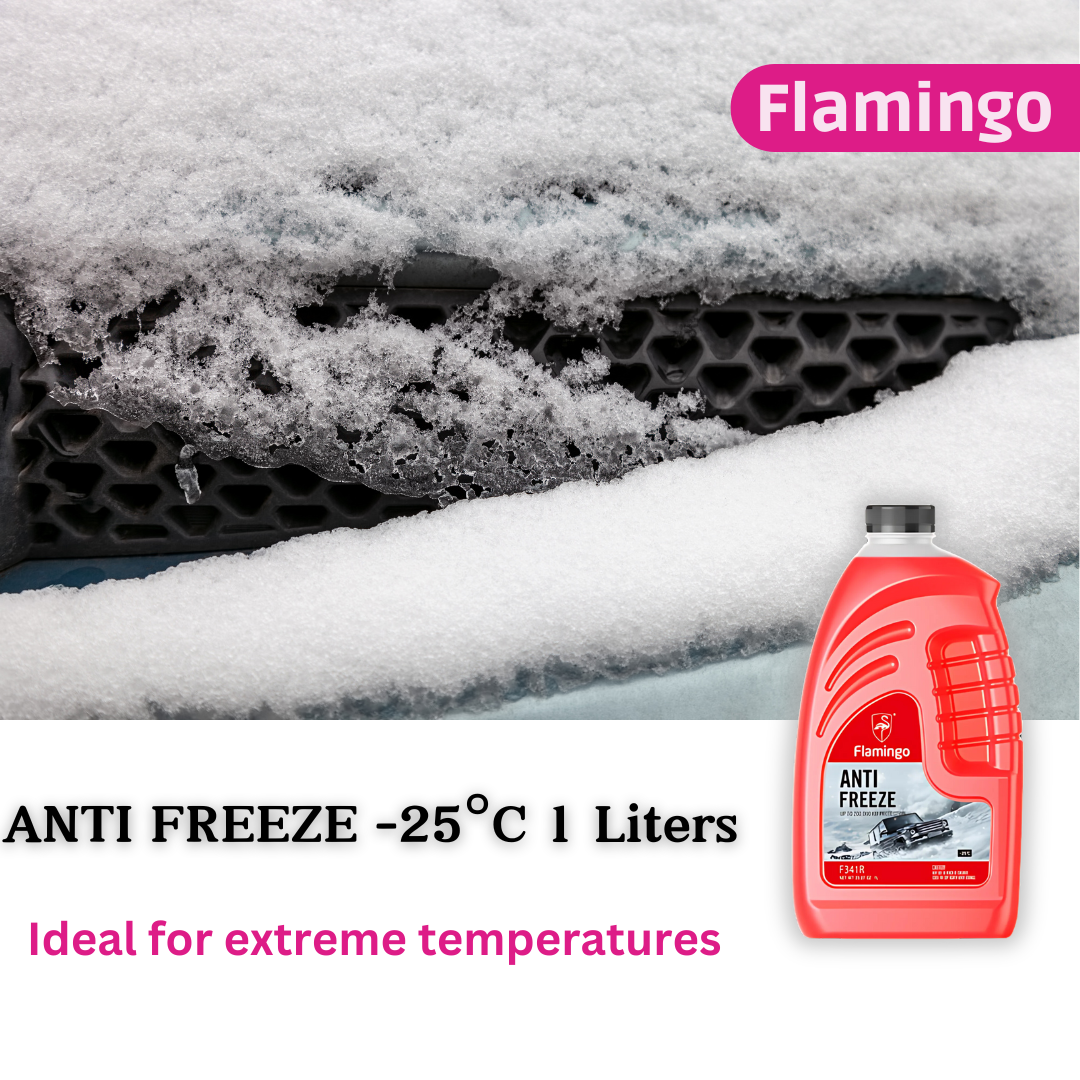 Red Anti Freeze Coolant -25°C 1 Liter – Car Engine Coolant - Image 2