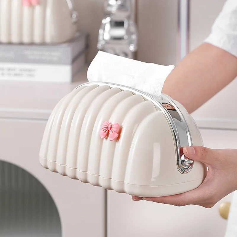 Shell Design Tissue Box – Decorative Shell-Shaped Tissue Holder - Image 2