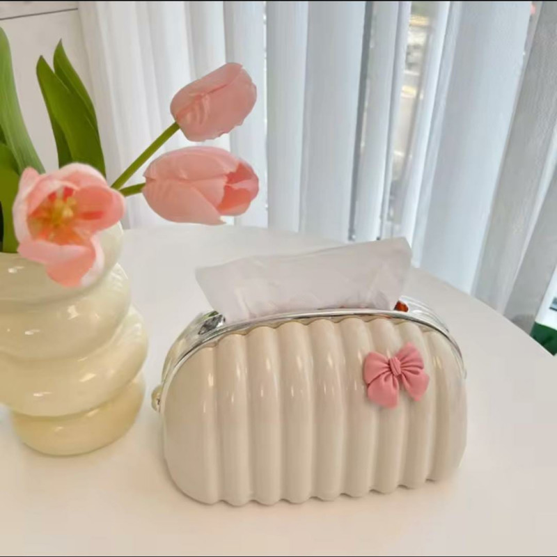 Shell Design Tissue Box – Decorative Shell-Shaped Tissue Holder - Image 3