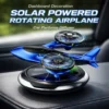 Solar Powered Rotating Airplane Car Perfume Diffuser for Dashboard Decoration