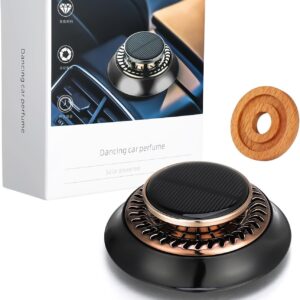 Electromagnetic Solar Powered Rotating Car Perfume Diffuser