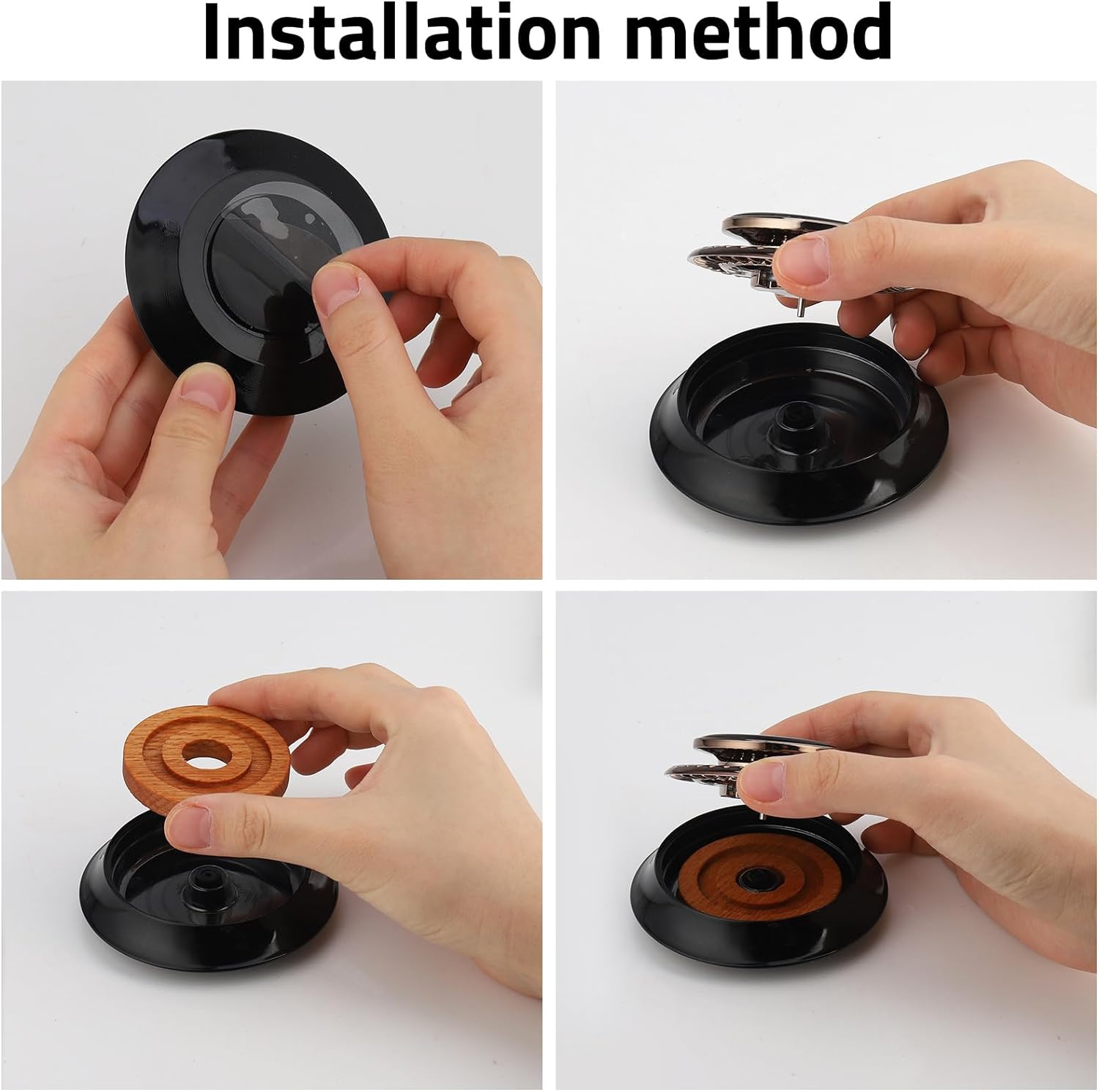 Electromagnetic Solar Powered Rotating Car Perfume Diffuser - Image 5