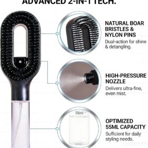 Styrahair Clean Spray Combs 2-in-1 Hair Grooming Tool
