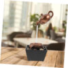 Tabletop water fountain with LED crystal ball and decorative pebbles