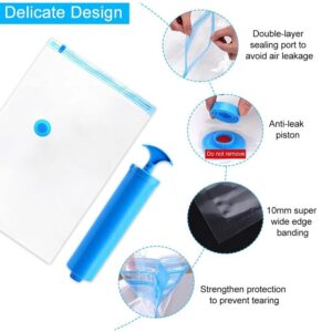 Vacuum Storage Bags 5 Bag And 1 Suction Pump