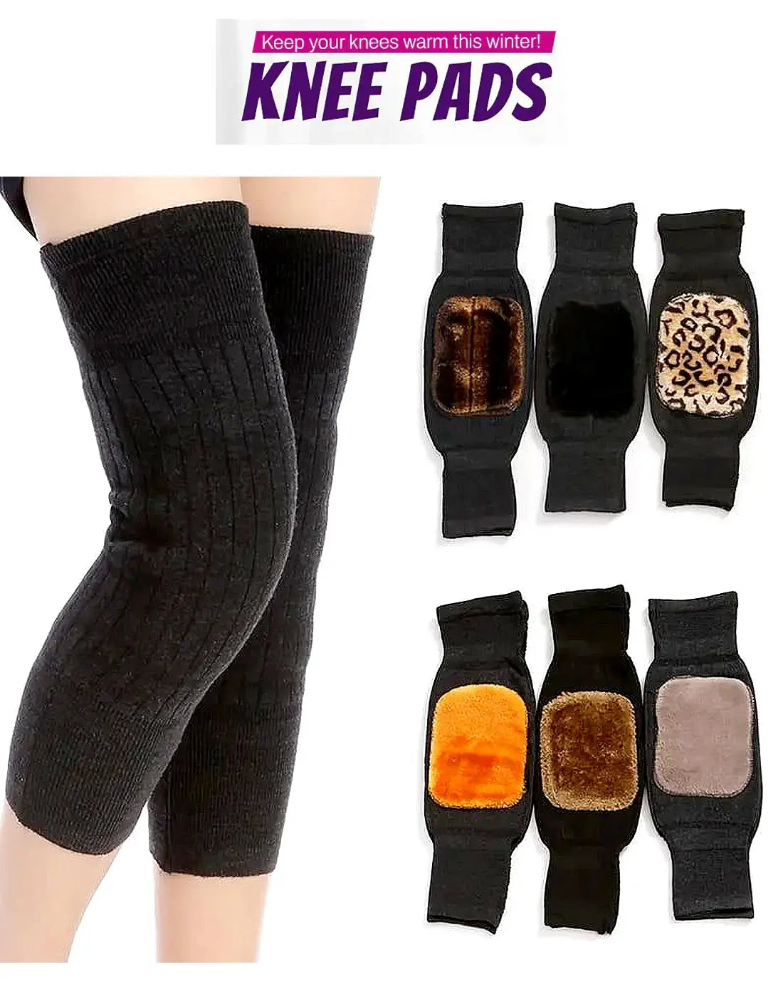 Winter Warm Knee Warmers for Men and Women